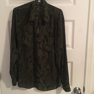 Snake print blouse